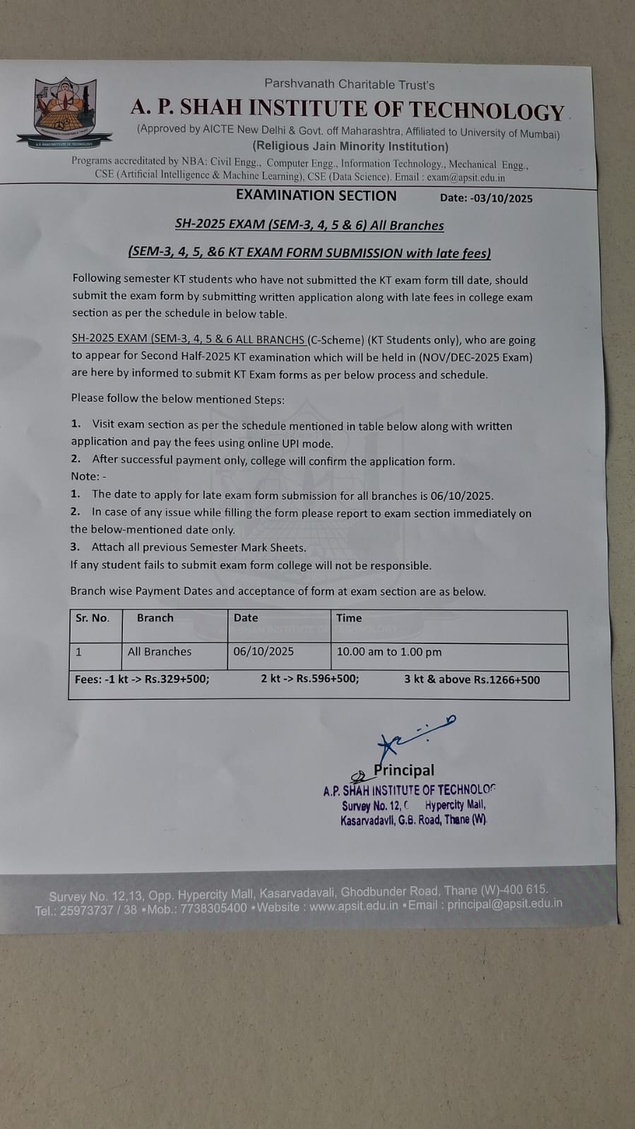 Attachment Notice SH-2025 Late KT exam form submission  Sem-3-4-5-6 All Branches.jpeg